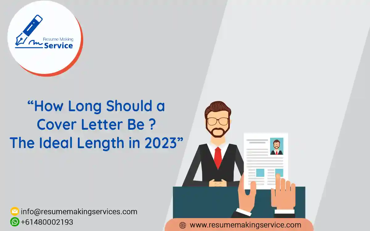 How long should a cover letter be